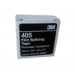 Adhesive 35mm - Double perforation - Transparent