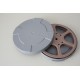 16mm film box + 8 / Super8mm film reel