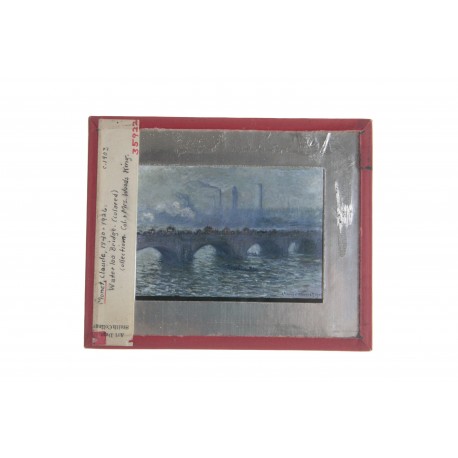 Vue pour lanterne magique : Waterloo bridge de Monet Claude