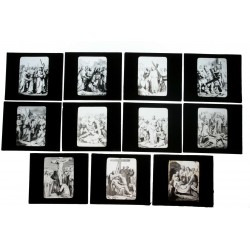 Vues pour lanterne magique : Calvaire et descente de la Croix