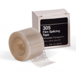 Adhesive 35mm - Double perforation - Transparent